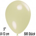 Luftballons Mini, Elfenbein, 500 Stück, 8-12 cm 