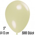 Luftballons Mini, Elfenbein, 5000 Stück, 8-12 cm 