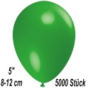 Luftballons Mini, Grün, 5000 Stück, 8-12 cm 
