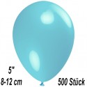 Luftballons Mini, Hellblau, 500 Stück, 8-12 cm 