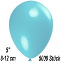 Luftballons Mini, Hellblau, 5000 Stück, 8-12 cm 