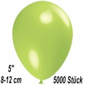 Luftballons Mini, Limonengrün, 5000 Stück, 8-12 cm 