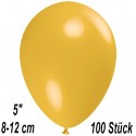 Luftballons Mini, Maisgelb, 100 Stück, 8-12 cm 