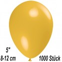Luftballons Mini, Maisgelb, 1000 Stück, 8-12 cm 