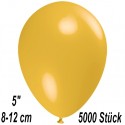 Luftballons Mini, Maisgelb, 5000 Stück, 8-12 cm 