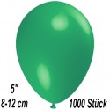 Luftballons Mini, Dunkelgrün, 1000 Stück, 8-12 cm 