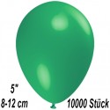 Luftballons Mini, Dunkelgrün, 10000 Stück, 8-12 cm 