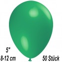 Luftballons Mini, Mintgrün, 50 Stück, 8-12 cm 