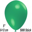 Luftballons Mini, Dunkelgrün, 5000 Stück, 8-12 cm 