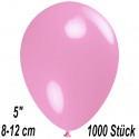 Luftballons Mini, Rosa, 1000 Stück, 8-12 cm 