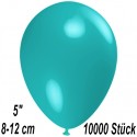 Luftballons Mini, Türkis, 10000 Stück, 8-12 cm 