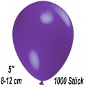 Luftballons Mini, Violett, 1000 Stück, 8-12 cm 