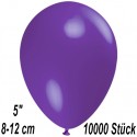 Luftballons Mini, Violett, 10000 Stück, 8-12 cm 