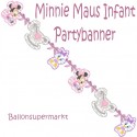 Minnie Maus Infant Partybanner, Partydekoration 1. Geburtstag, Babyparty