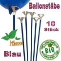 Öko-Ballonstäbe, 10 Stück, blau