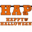 Happy Halloween Party-Banner, Girlande, Partydeko zu Halloween