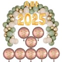 Abitur - Abiparty Deko Set 2025 Vintage - 132-teilig