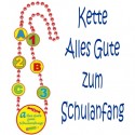  Kette, Alles Gute zum Schulanfang , Geschenk zur Einschulung