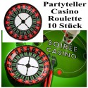 Partyteller-Casino-Roulette, 10 Stück