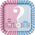 Partyteller Girl or Boy, Gender Reveal Partydekoration