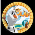 Olaf, Frozen, Partyteller, 8 Stück