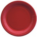 Partyteller, Tischdeko Rot, 20 Stück