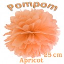 Pompom, Apricot, 25 cm