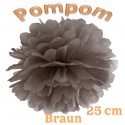 Pompom, Braun, 25 cm