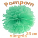 Pompom, Mintgrün, 25 cm