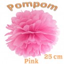 Pompom, Pink, 25 cm