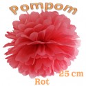 Pompom, Rot, 25 cm