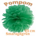 Pompom, Smaragdgrün, 25 cm