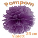 Pompom, Violett, 25 cm