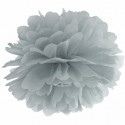 Pompom, Grau, 25 cm