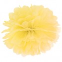 Pompom, Gelb, 35 cm