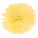 Pompom, Gelb, 35 cm