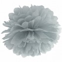 Pompom, Grau, 35 cm
