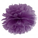 Pompom, Violett, 35 cm