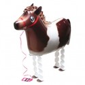 Pony, Airwalker Luftballon aus Folie mit Helium