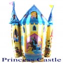 Luftballon Princess Castle, Folienballon ohne Ballongas