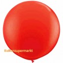 Riesenballon, großer Rund-Luftballon aus Latex, 100 cm Ø, Pastell-Rot