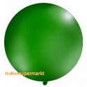 Riesenballon, großer Rund-Luftballon aus Latex, 100 cm Ø, Pastell-Dunkelgrün