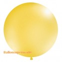 Riesenballon, großer Rund-Luftballon aus Latex, 100 cm Ø, Gold-Metallic