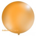 Riesenballon, großer Rund-Luftballon aus Latex, 100 cm Ø, Pastell-Orange