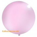 Riesenballon, großer Rund-Luftballon aus Latex, 100 cm Ø, Pastell-Hellrosa