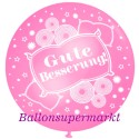 Riesenluftballon Gute Besserung, Rosa, 75 cm