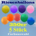 Riesenluftballons 350er Rund 5 Stück