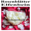 Rosenblätter elfenbein, 200 Stück