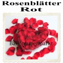 Rosenblätter rot, 200 Stück