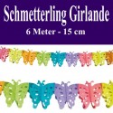 Schmetterling Girlande